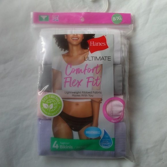 Hanes Comfort Flex Fit Bikinis 8/L - Picture 4 of 6